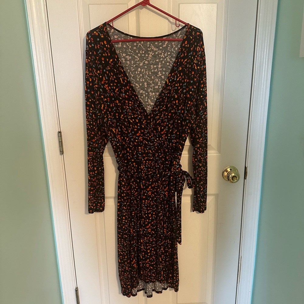 Ava and Viv Faux Wrap Dress